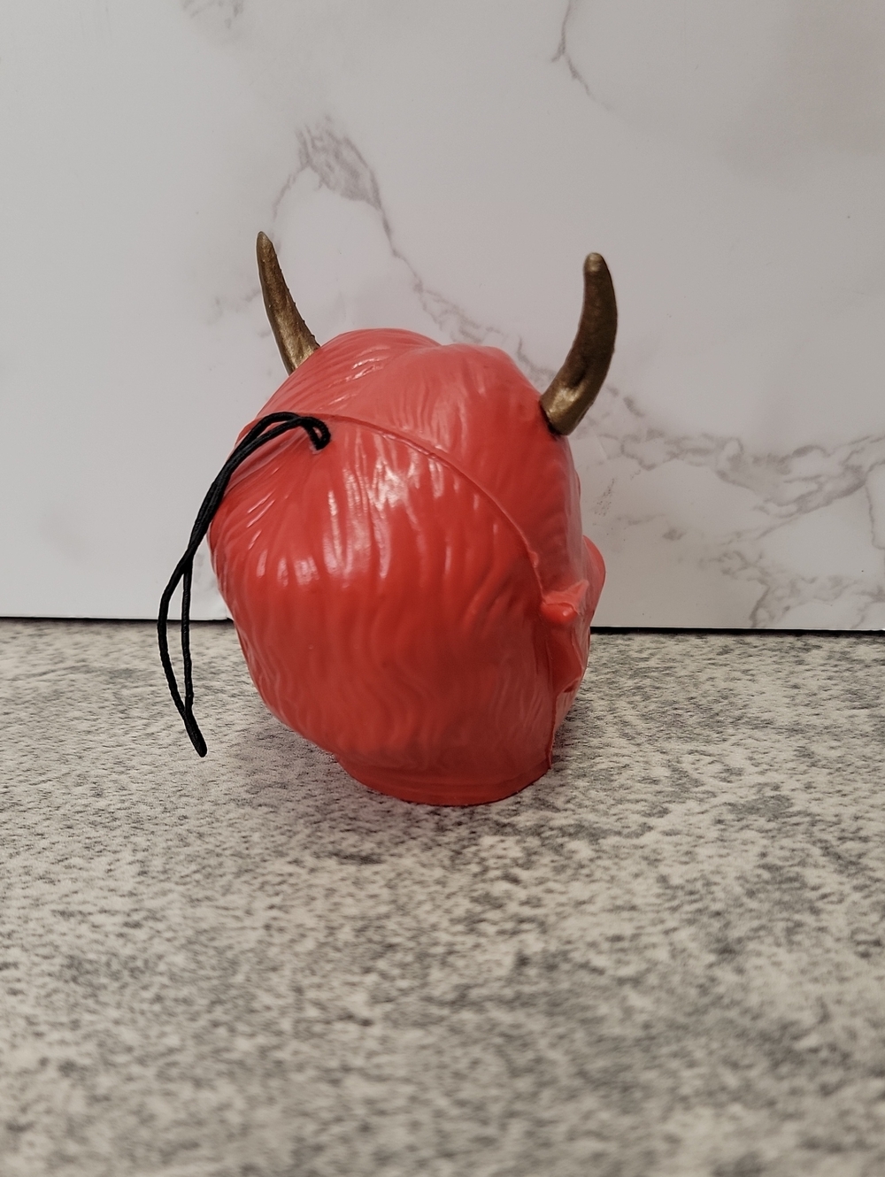 Vintage Hong Kong Plastic Winking Devil Head with Lenticular Eye - Picture 4 of 11